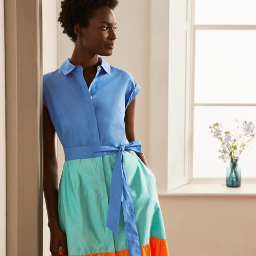 Boden Betty Maxi Shirt Dress